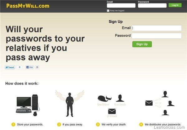 PassMyWill, tus contraseñas para tu familia si falleces (?)