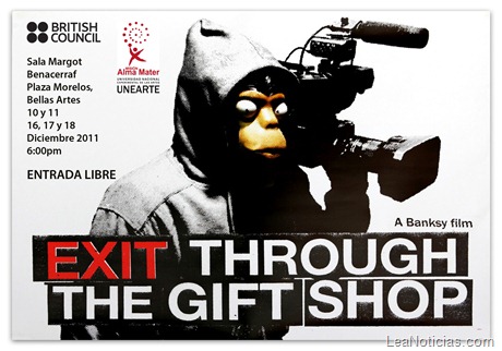 Banksy Exit Through the Gift Shop limited movie poster
