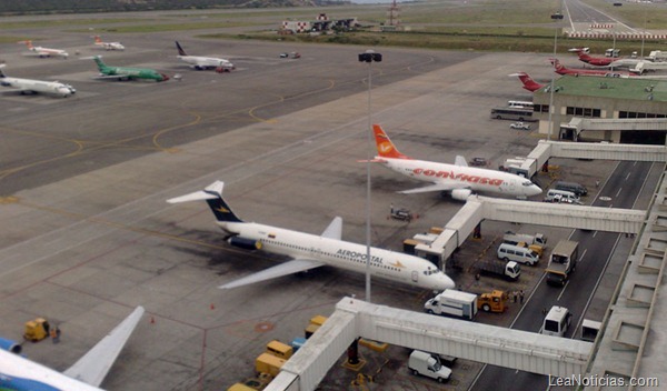 Área de movimiento del aeropuerto de Maiquetía