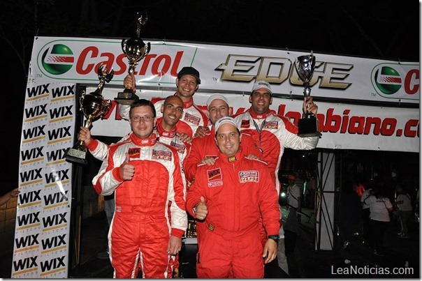 Integrantes del Rally Team Venezuela