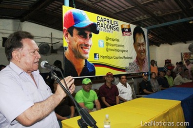 Tubores va de frente en el Camino del Progreso con Capriles Radonski 1