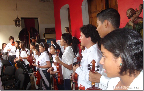 Estudiantes de la Escuela de Música Don Ángel Mottola