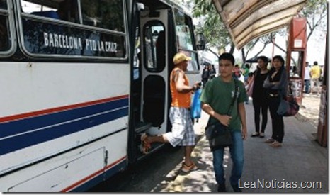 aumento del pasaje