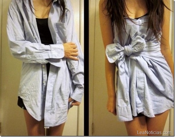 Camisa de hotsell hombre vestido mujer