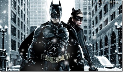 Batman y Catwoman en The Dark Night Rises