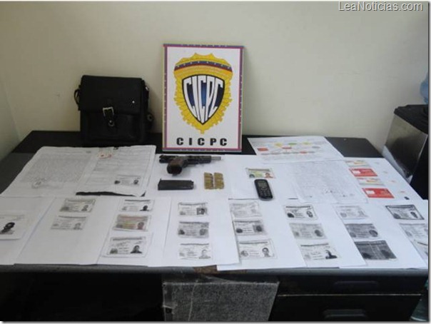 Evidencias incautadas