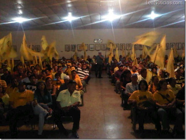 Reunion de organizacion en Monagas