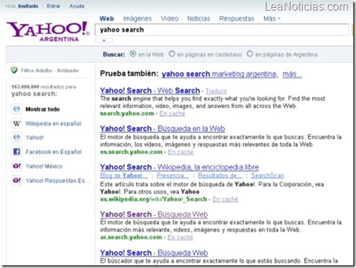 Buscador Yahoo