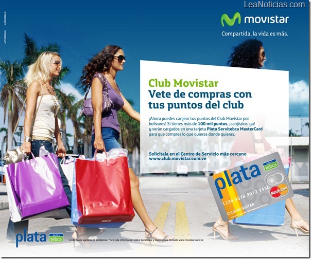 Club Movistar Tarjeta Plata Servitebca