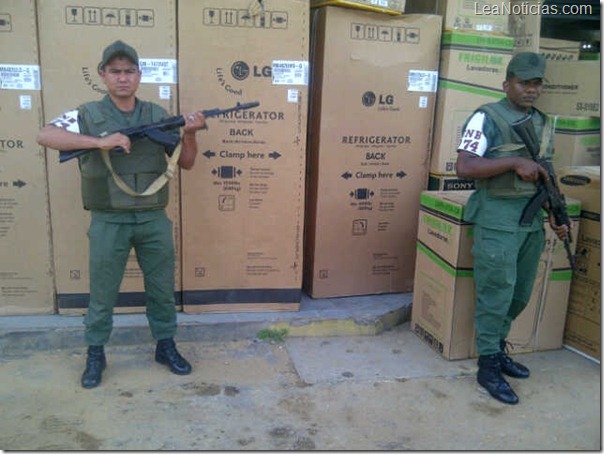 Guardia Nacional recupera lote de línea blanca valorada en Bs 80mil