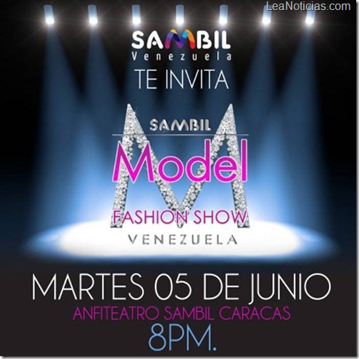 INVITACION SAMBIL MODEL