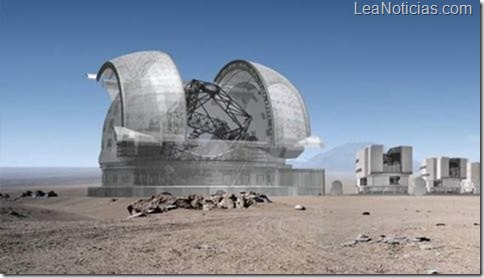 Telescopio más grande del mundo en Chile