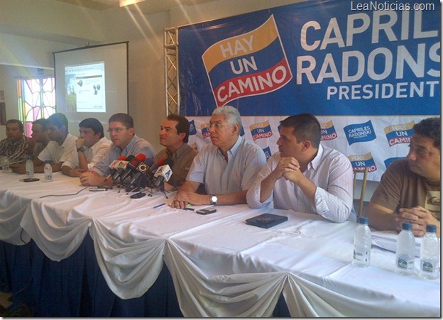 Tomas Guanipa 43 mil progresistas defenderán votos a favor de Capriles el 7-Oct