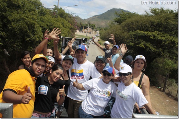 Con Gran caravana del Progreso arranca campaña electoral en Nueva Esparta (1)