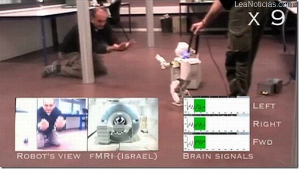 Logra mover con la mente un robot ubicado a miles de Km de