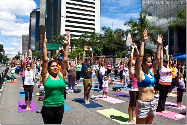 Práctica Mega Clase de Yoga en Chacao