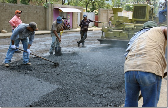 Asfaltada Calle Orinoco