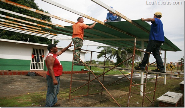 Gobernación de Monagas rehabilita el techo en dos áreas de la Inspectoría de Tránsito foto 1