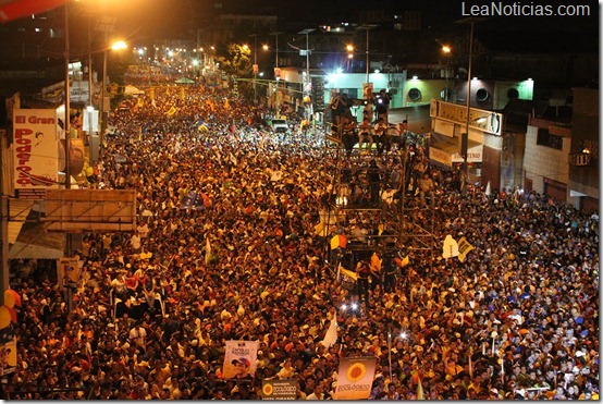 10CIERRE DE CAMPAN_A EN MATURIN_ FOTO GUILLERMO SUAREZ 