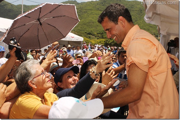 Capriles Radonski La Virgen del Valle nos guiará por el Camino de la Reconciliación que Venezuela necesita (1)