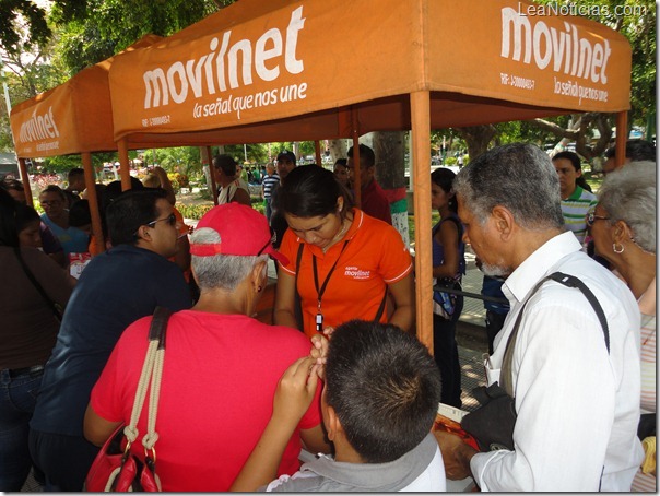 Concurrida demanda en la Plaza Bolívar de Puerto La Cruz