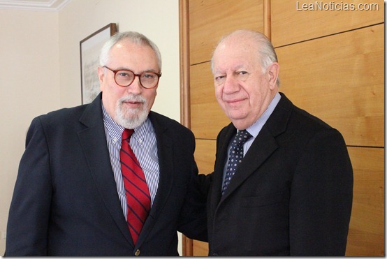 RAMON GUILLERMO AVELEDO con el expresidente chileno RICARDO LAGOS