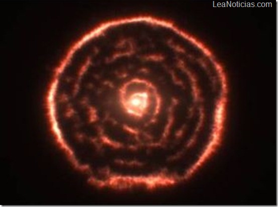 ALMA localiza sorprendente estructura espiral