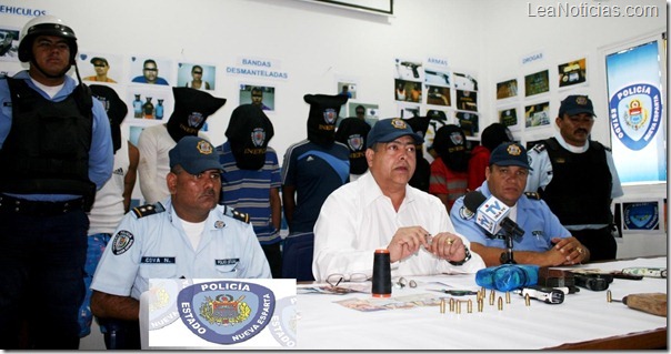 FOTO 1- El director del Inepol Benito Dumont aseveró que gracias al arduo trabajo policial se ha logrado desmantelar varias bandas