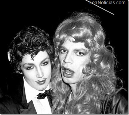 Mick Jagger y Jerry Hall
