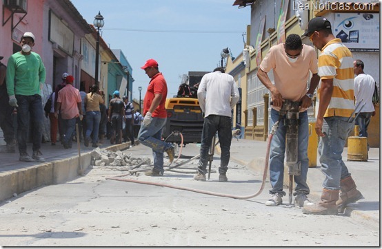 Reparación y mejoramiento de la calle Bolívar y Juncal - Alcaldía de Barcelona