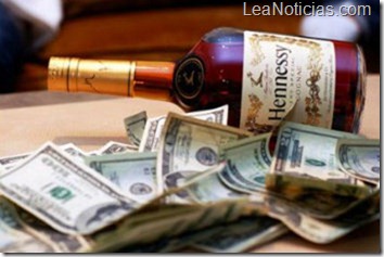 alcohol dinero