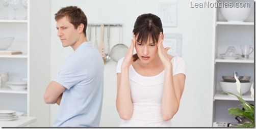 Young lovers having dispute in the kitchen