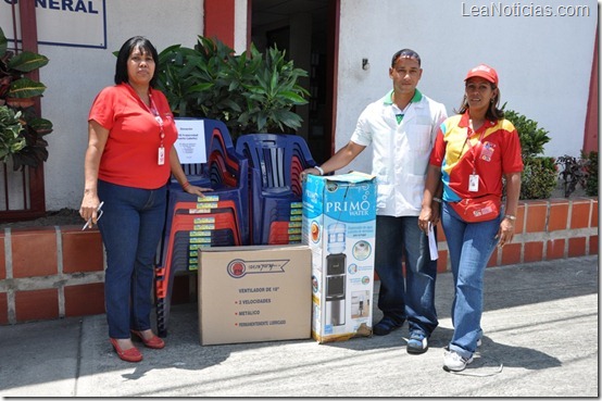 Centro de Diagnostico Integral Fraternidad 20 sillas, 1 enfriador 1 ventilador, 6 toallas 1 calculadora Bsf 7,840.00 (1) Centro de Diagnostico Integral Fraternidad 20 sillas, 1 enfriador 1 ventilador, 6 toallas 1 calculadora Bsf 7,840.00 (1)