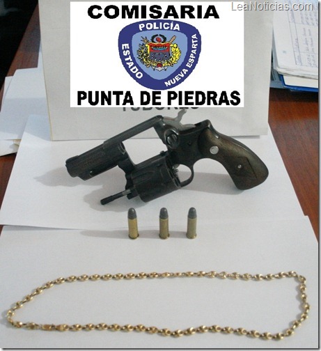 FOTO 5- Arma incautada durante procedimiento