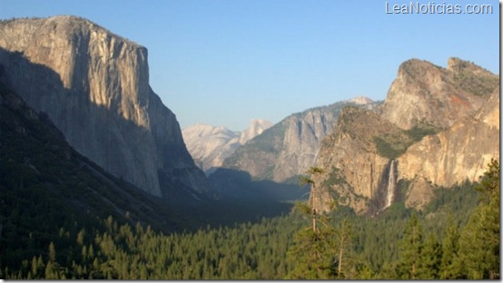 Traza la ruta tomada por los colonos de la fiebre del oro en Yosemite, Estados Unidos