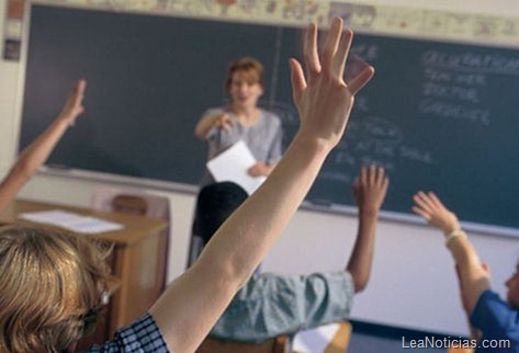 Niños en colegio