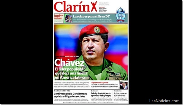 clarín-muerte-de-chávez