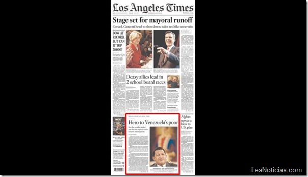 los-angeles-times-muerte-de-chávez