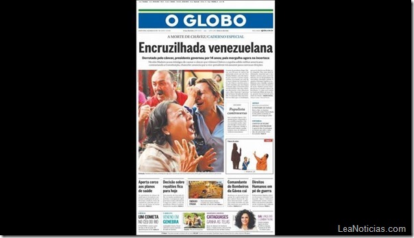 o-globo-muerte-de-chávez-