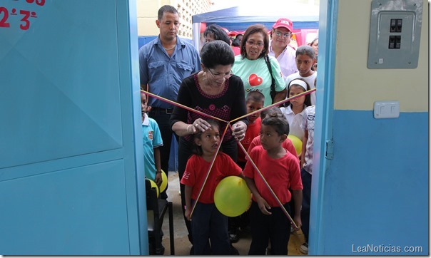 Construcción e inauguración de salones escuela de calería. El Pilar