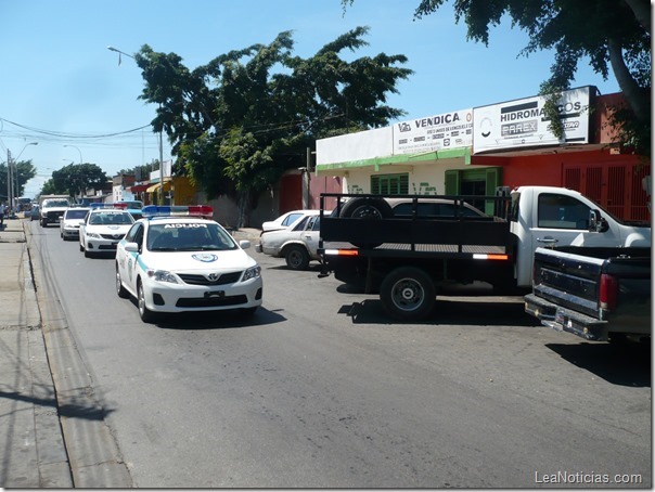 Patrullaje de Polimariño en calles de Porlamar