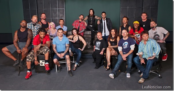 The cast of Spike TV's "Ink Master" Season 2 - Premieres on Tuesday, October 9 at 10 PM, ET/PT