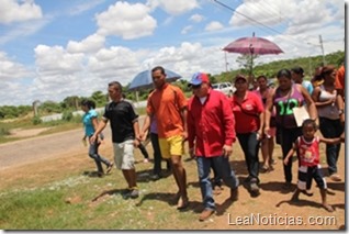 Alcalde Vidal en recorrido por el sector El Jardin