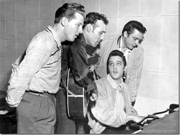 Elvis-Presley-Carl-Perkins-Jerry-Lee-Lewis-y-Johnny-Cash-Michael-Ochs-Archives-Getty-Images