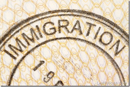 Passport immigration stamp