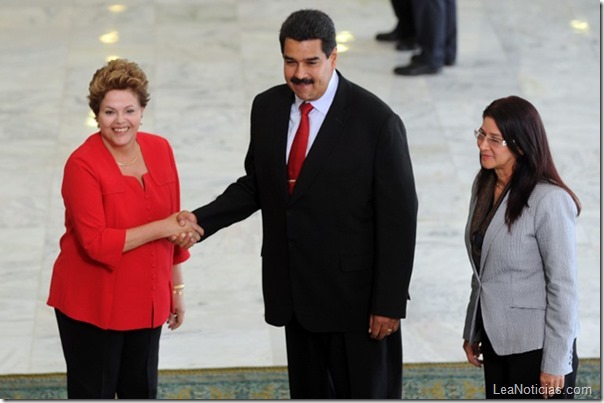 BRAZIL-VENEZUELA-ROUSSEF-MADURO