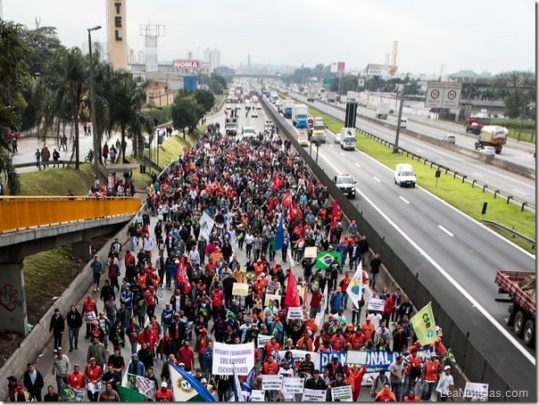 BRAZIL-PROTEST-UNIONS