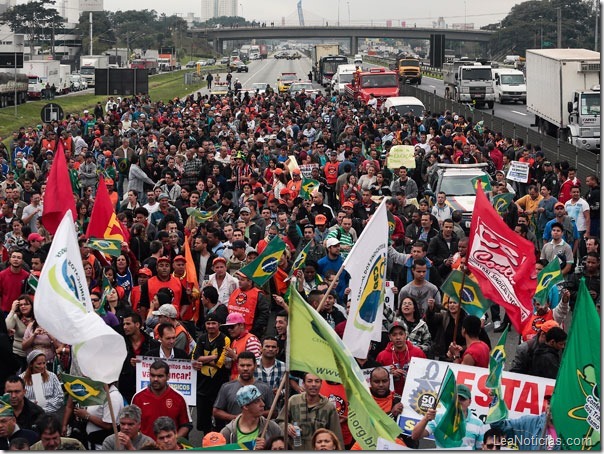 BRAZIL-PROTEST-UNIONS