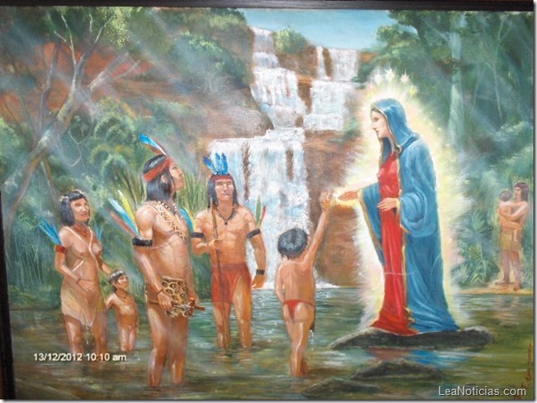 La Virgen aparece ante Coromoto La Virgen aparece ante Coromoto