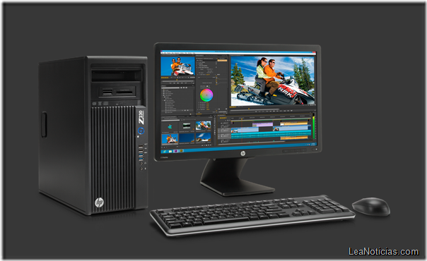 HP Z230 Tower Workstation with Z23i 23 inch IPS Display, wireless keyboard and wireless mouse_Hero 1